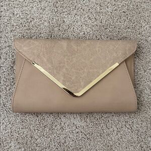 ALDO Nude Envelope Clutch